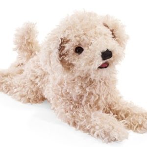 White Poodle Puppet