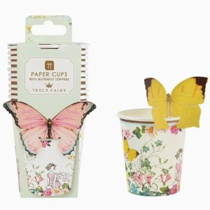 Fairy Paper Cups with Butterfly