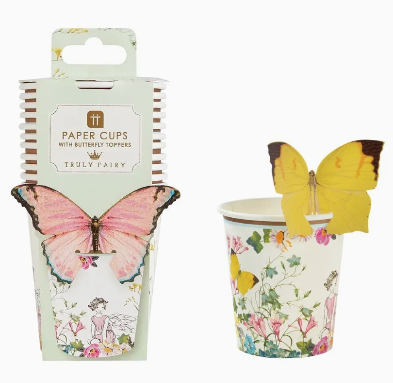 Fairy Paper Cups with Butterfly