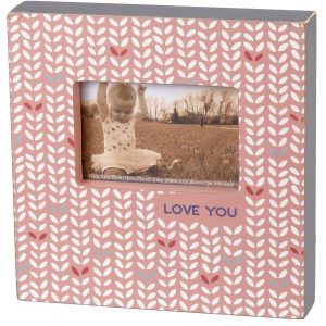 Box Frame - Love You -Pink