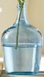 Light Blue Carafe Bottle