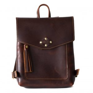 Ladies Rucksack; Oxford Brown