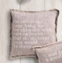 Pillow; The stockings were hung