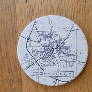Huntington Map Car Coaster