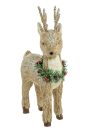 Straw Standing Reindeer