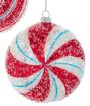 Glass Candy Mint Ornament