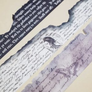 Burnt Writing Washi Tape Set