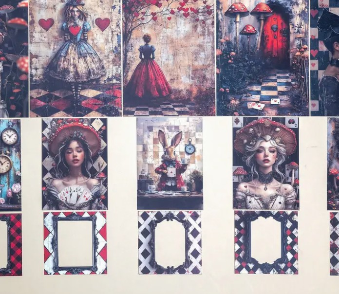 Alice's Shadowland Paper Set