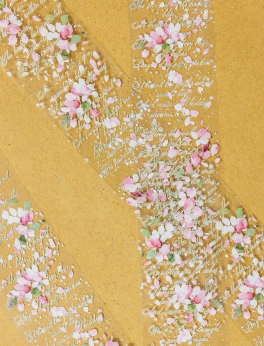 Floral Romance Transparent Tape