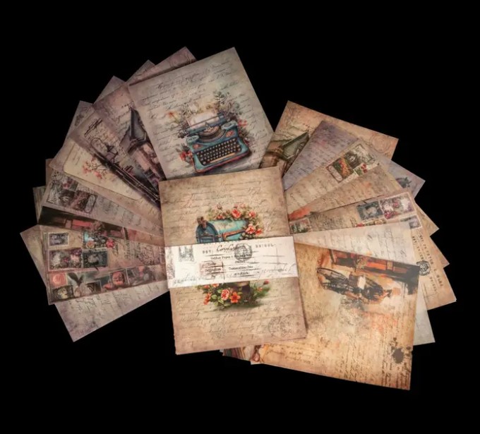 Postal Vellum Paper & Sticker S