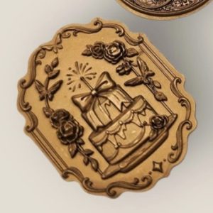 Vintage Faux-Wax Seal Cake