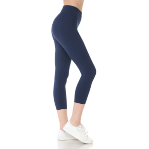 Capri Leggings-Navy L