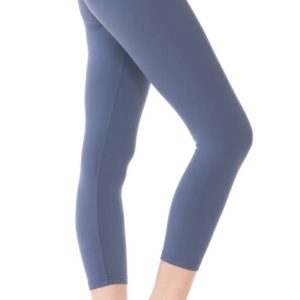 Capri Leggings-Denim Blue-L