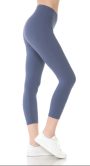 Capri Leggings-Denim Blue-S