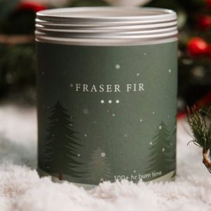 Fraser Fir Lg 2-Wick Tin