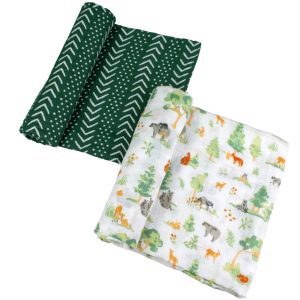 Forest Friends Swaddle Set