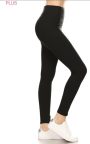 PLUS Full Leggings-Black