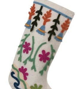 Wool Felt & Applique Stocking 1