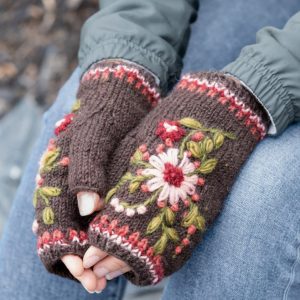 Olivia Wool Knit Handwarmers