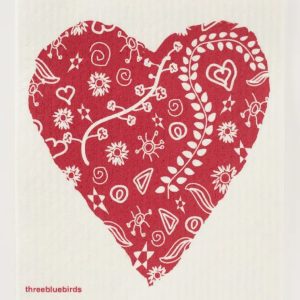 Big Heart Swedish Dishcloth