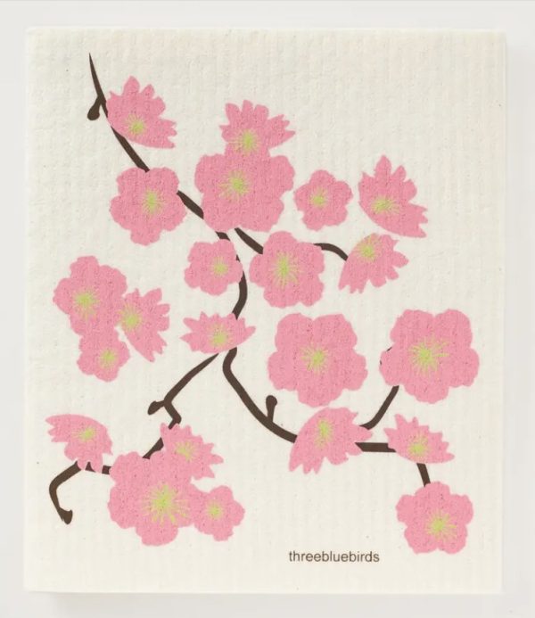 Cherry Blossom SwedishDishcloth