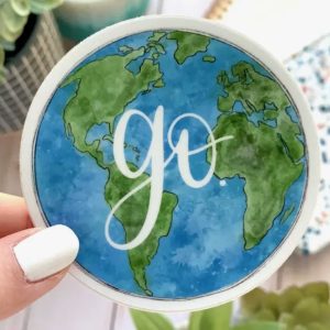 Go Globe Sticker