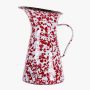 Red Swirl Medium Pitcher