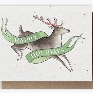 Reindeer Happy Holidays Plantab