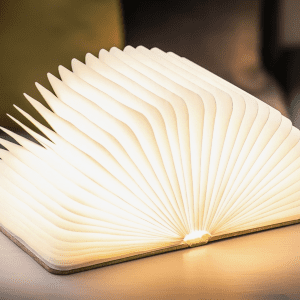 Large Linen Smart Book Light