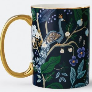 Peacock Porcelain Mug