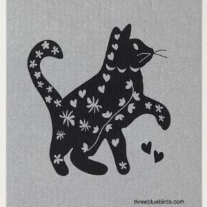 Cool Cats Swedish Dishcloth