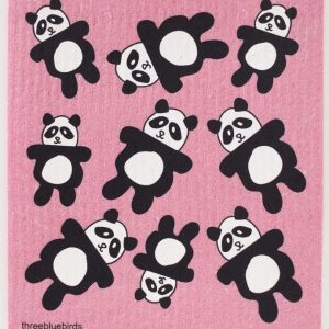 Pandas on Pink Swedish