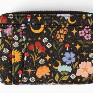 Floral Zip Wallet Celestial