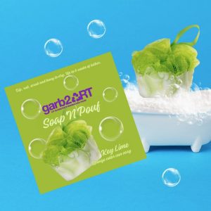 Key Lime Soap'n Pouf