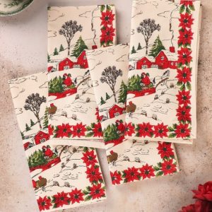 Yuletide Napkin Set of 4