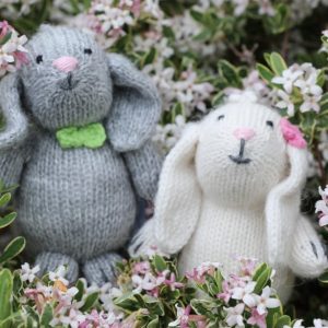 Bunny with Pastel Ornament