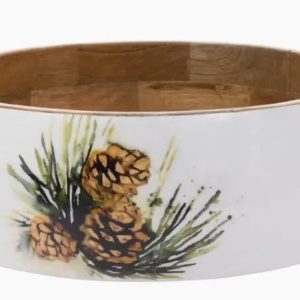 10" Dia White Spruce Bowl