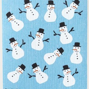 Frosty Friends on Blue