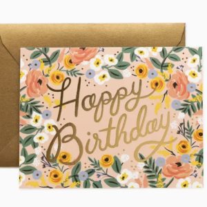 Rose Birthday Card