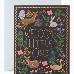Woodland Welcome Card