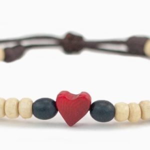 Tagua Heart Bracelet