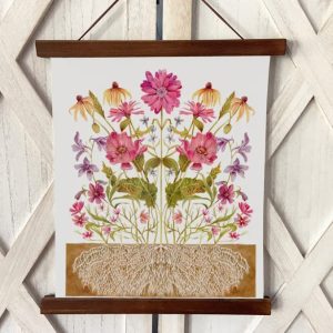 Rooted Garden Watercolor Linen
