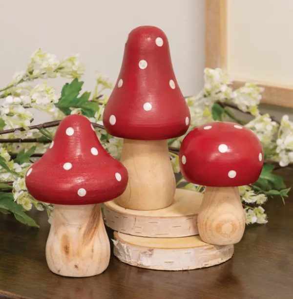 Red & White Mushroom Set