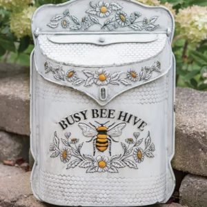 Busy Bee Hive Distressed Metal