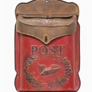 Red & Rust Post Box