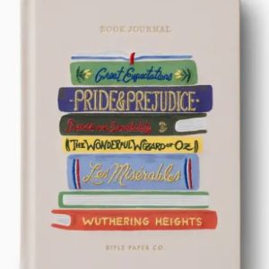 Book Club Embroidered Journal