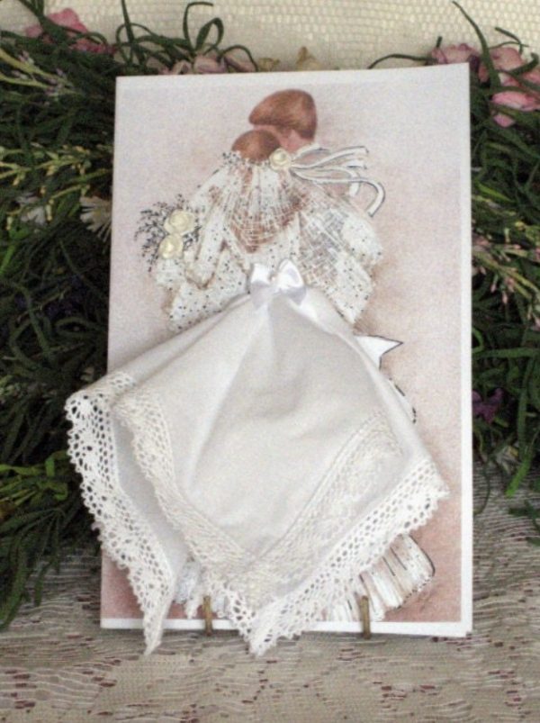 Bridal Hanky Card