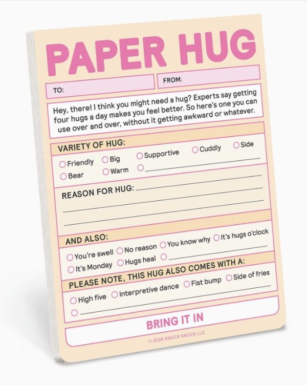 Paper Hug Nifty Note