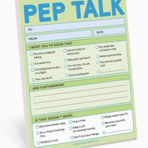 Pep Talk Nifty Note Pad