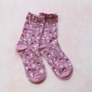 Garden Flower Pink Sox